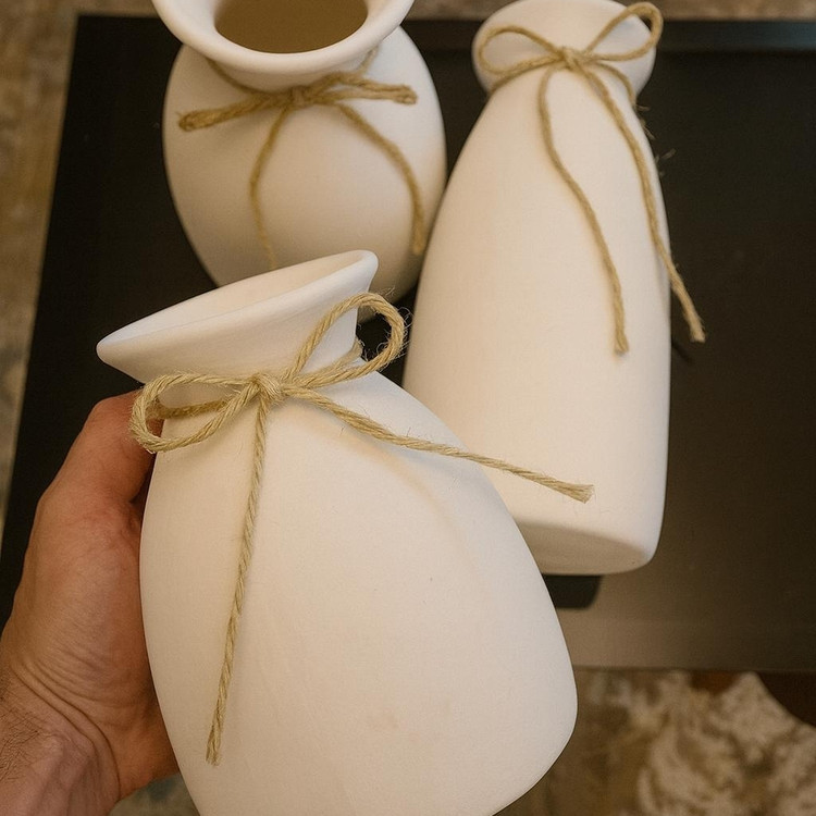 خرید ست گلدان مینیمال گل خشک